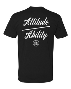 Attitude Over Ability FB - Old School SDW FF - White logo