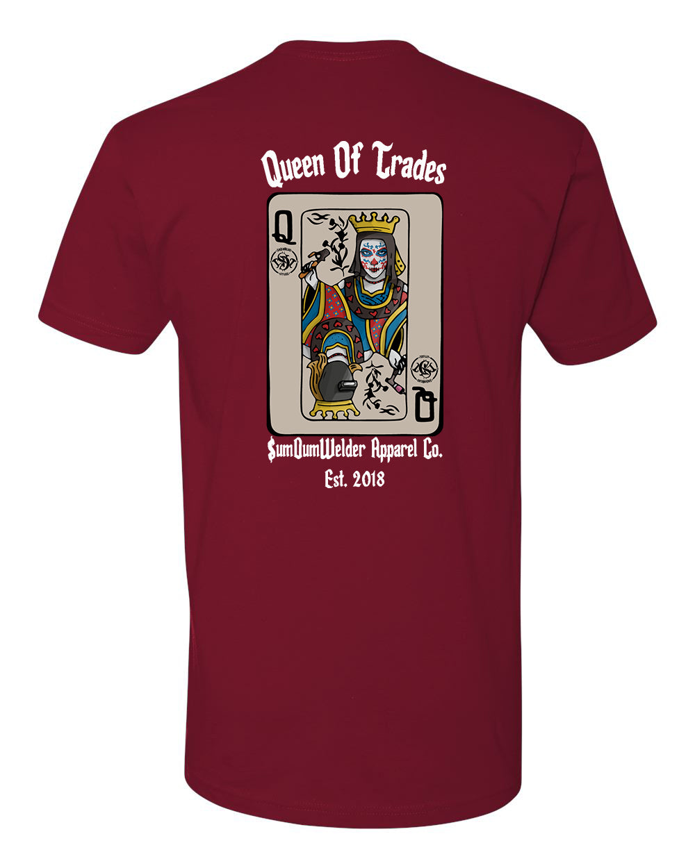 Queen of Trades - Devil's SDW - White Print