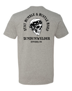 Load image into Gallery viewer, Hustle Hard Skull - Tools of The Trade - Black Print
