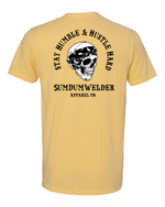 Load image into Gallery viewer, Hustle Hard Skull - Tools of The Trade - Black Print
