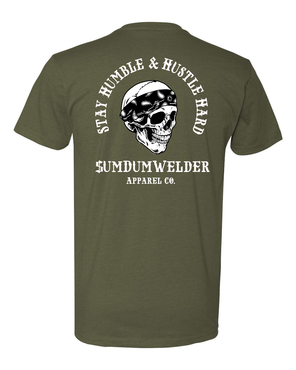 Hustle Hard Skull - Tools of The Trade - White Print