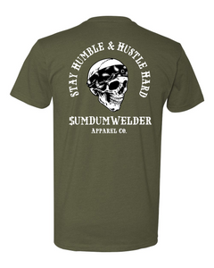 Hustle Hard Skull - Tools of The Trade - White Print
