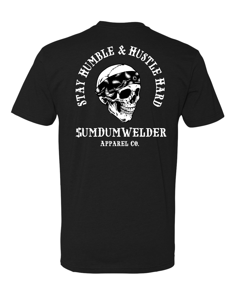 Hustle Hard Skull - Tools of The Trade - White Print