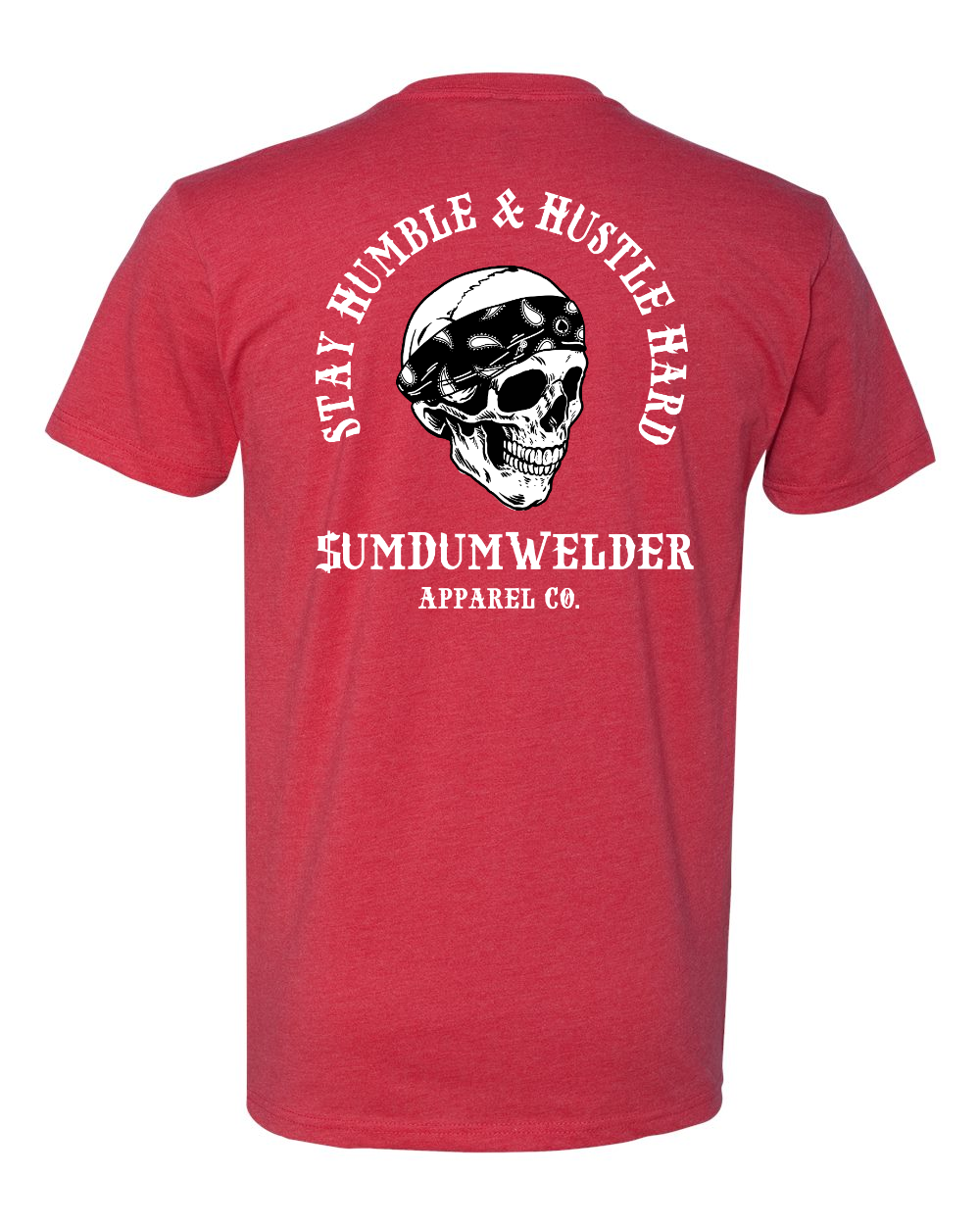 Hustle Hard Skull - Tools of The Trade - White Print