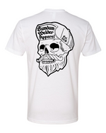 Load image into Gallery viewer, Scumbag Skull - Old School Front - Transparent Logo
