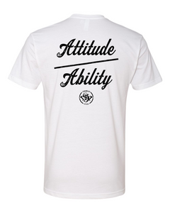 Attitude Over Ability FB - Old School SDW FF - Black logo