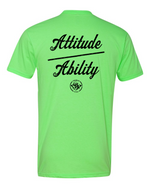 Load image into Gallery viewer, Attitude Over Ability FB - Old School SDW FF - Black logo
