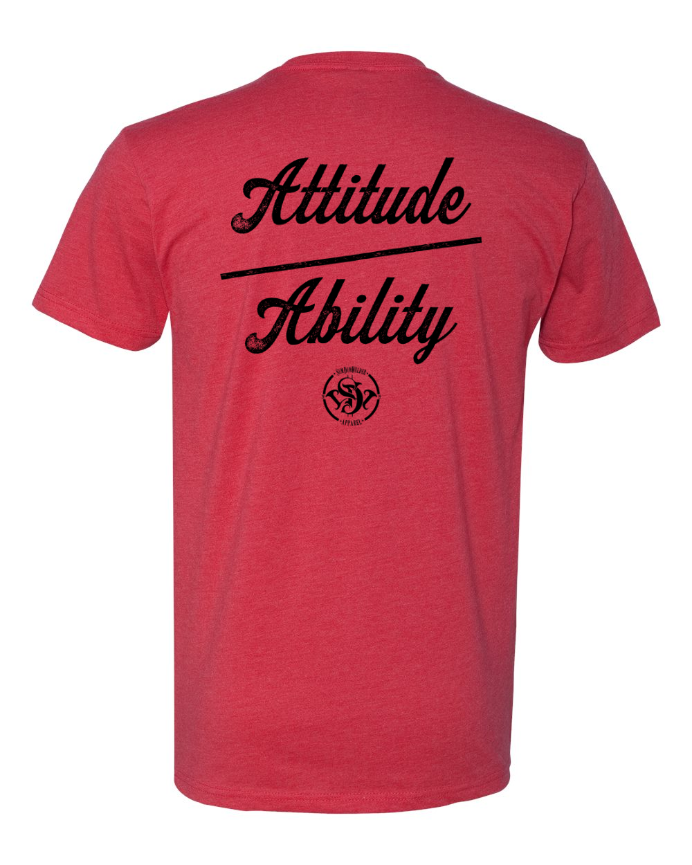 Attitude Over Ability FB - Old School SDW FF - Black logo