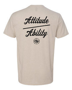Attitude Over Ability FB - Old School SDW FF - Black logo
