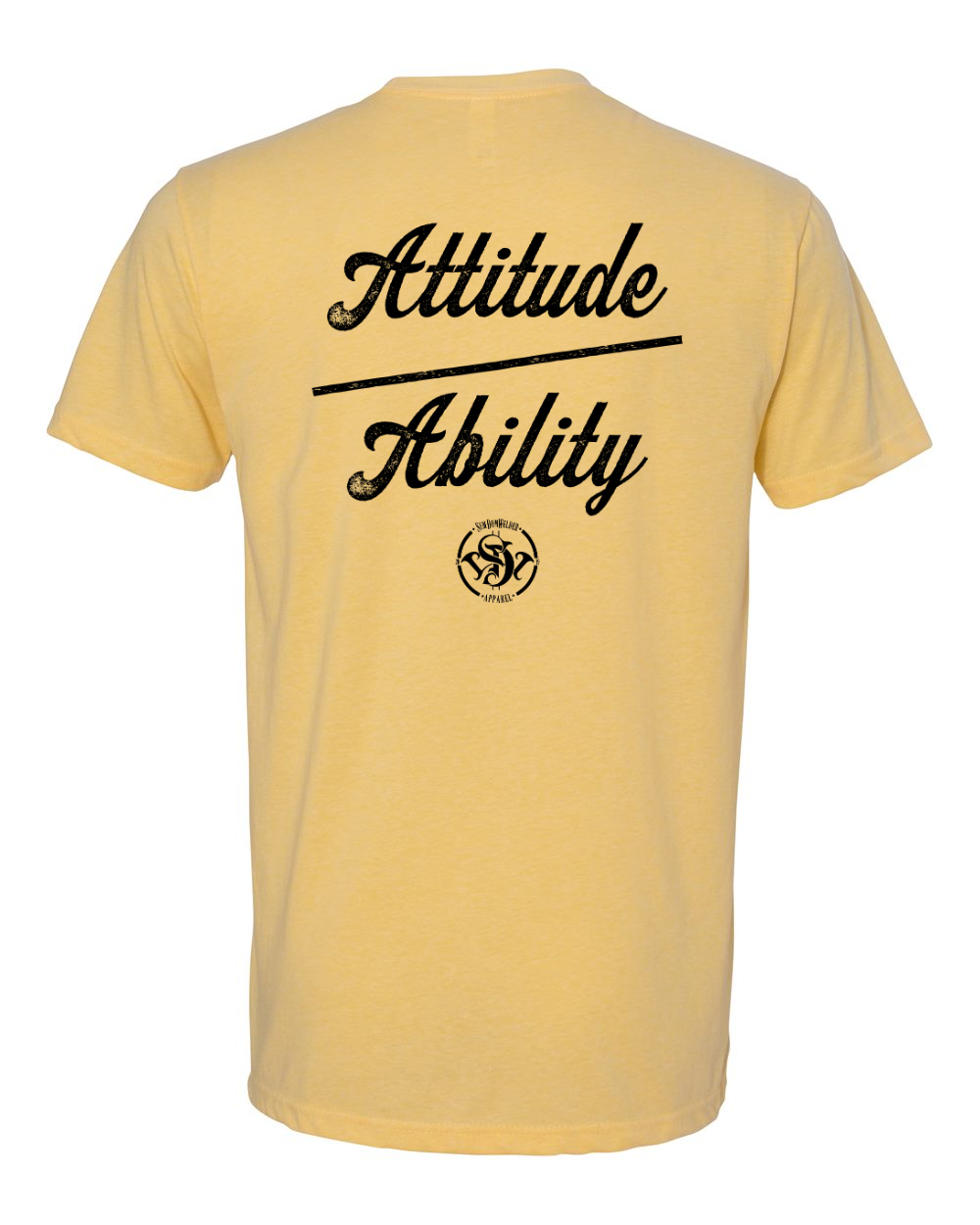 Attitude Over Ability FB - Old School SDW FF - Black logo