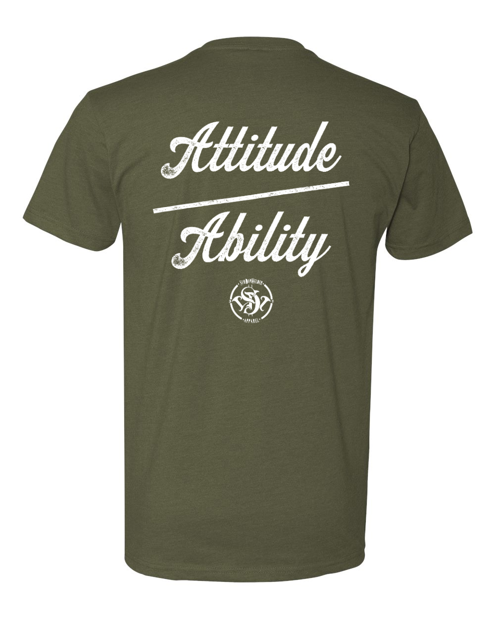Attitude Over Ability FB - Old School SDW FF - White logo