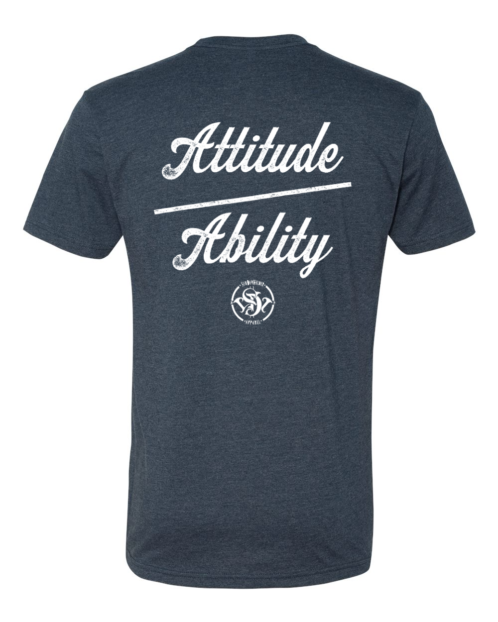 Attitude Over Ability FB - Old School SDW FF - White logo