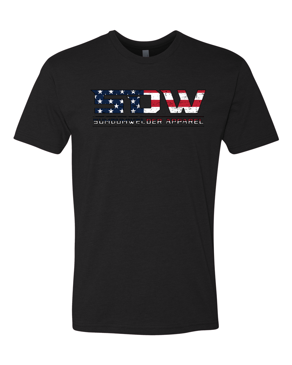 SDW USA  Full Front - Devils SDW USA locker - Black outline