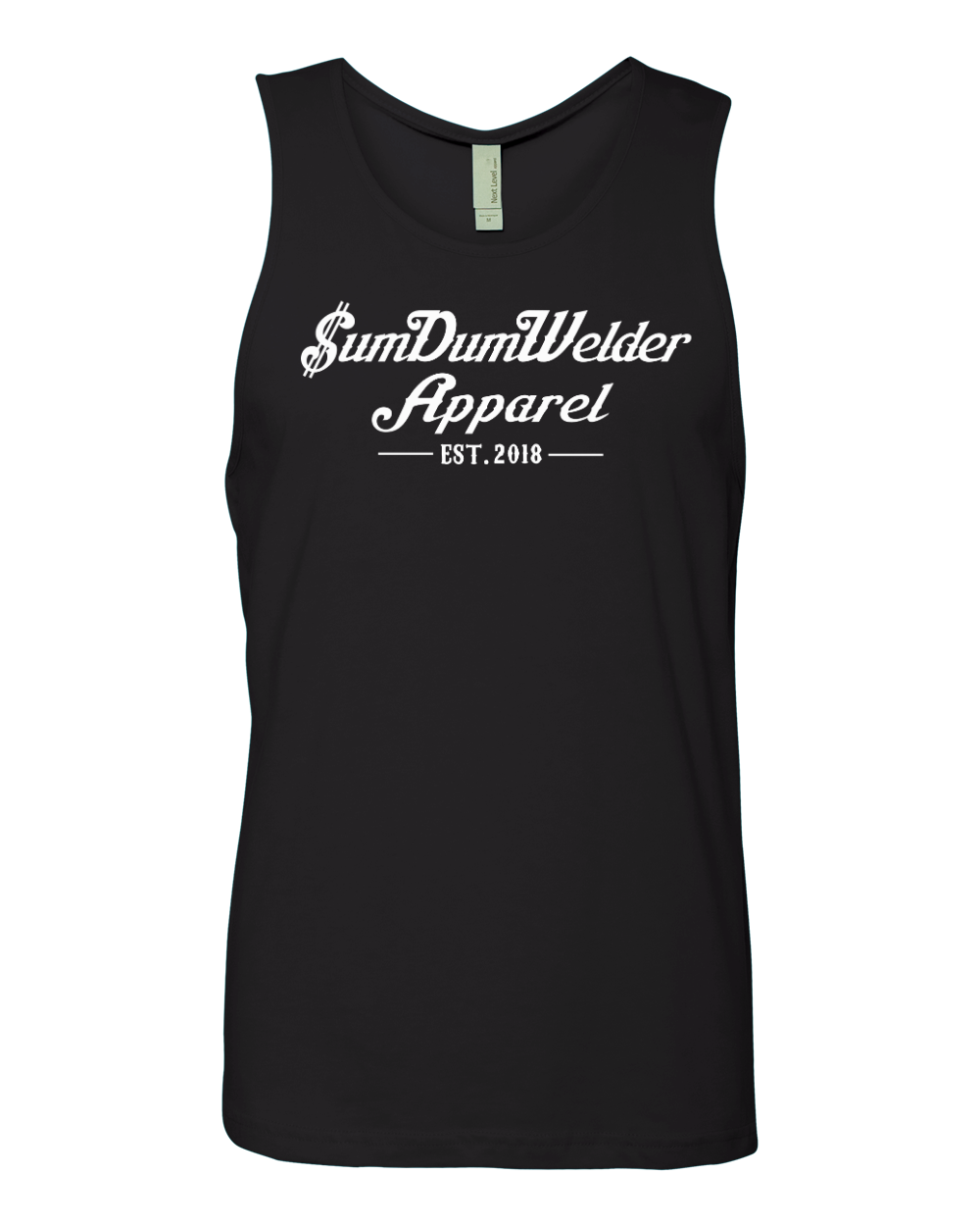 Next Level Tank - Old School SDW - Front Only - White logo