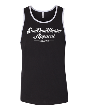 Next Level Tank - Old School SDW - Front Only - White logo