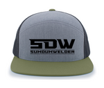 Load image into Gallery viewer, SDW Logo - 6 Panel Pacific Headwear
