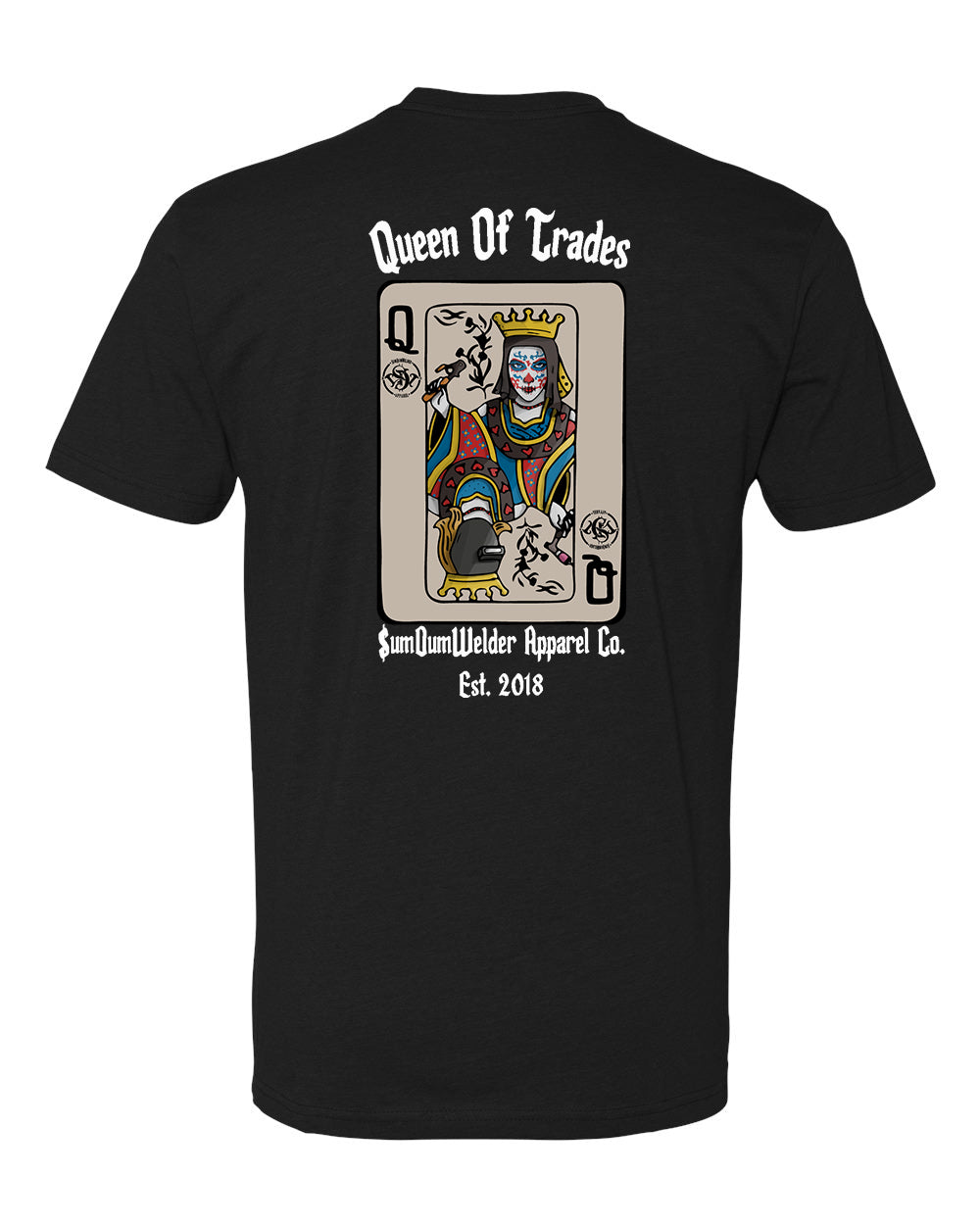 Queen of Trades - Devil's SDW - White Print