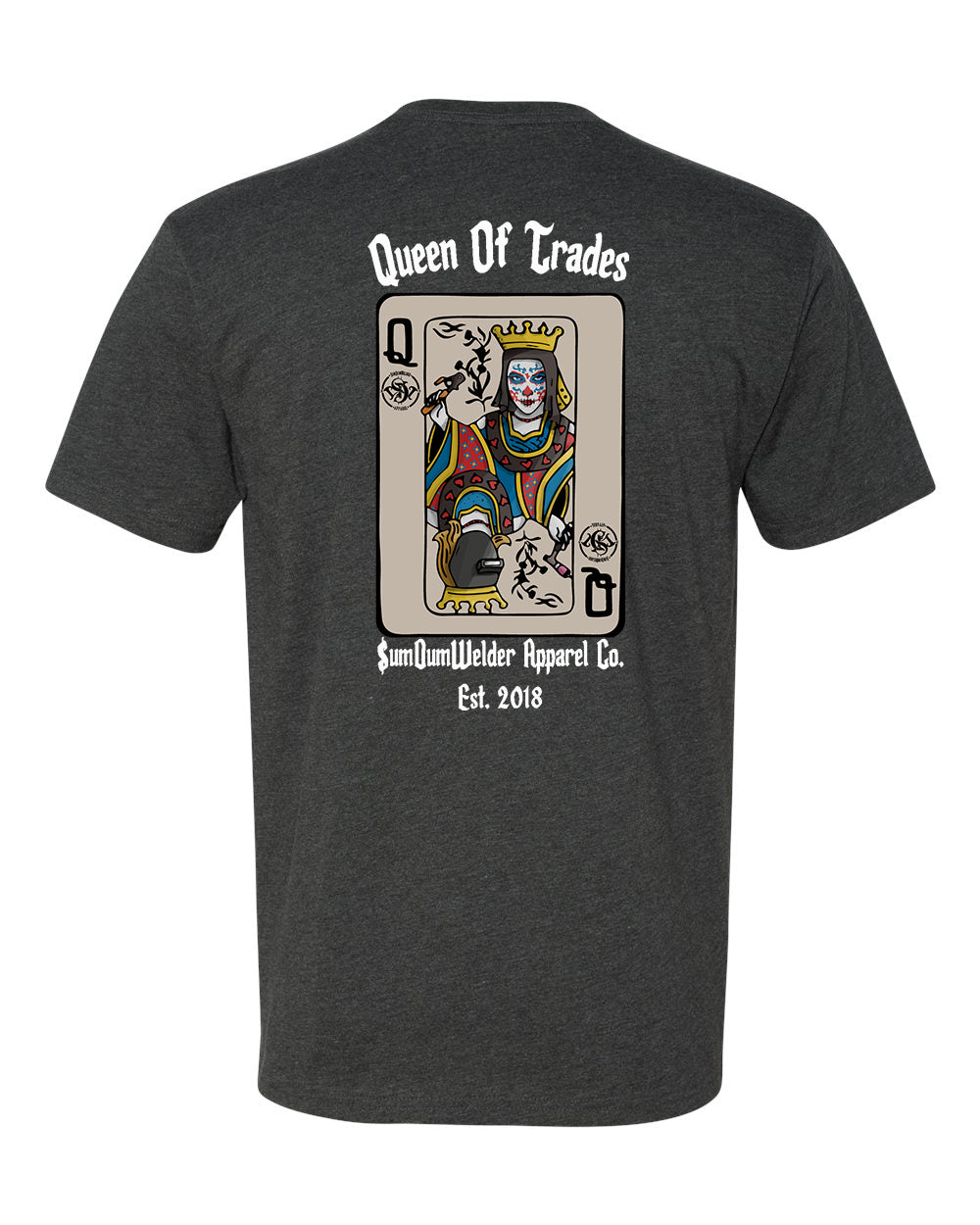 Queen of Trades - Devil's SDW - White Print
