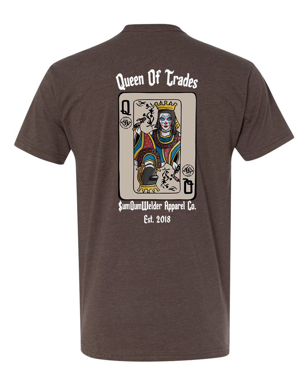 Queen of Trades - Devil's SDW - White Print