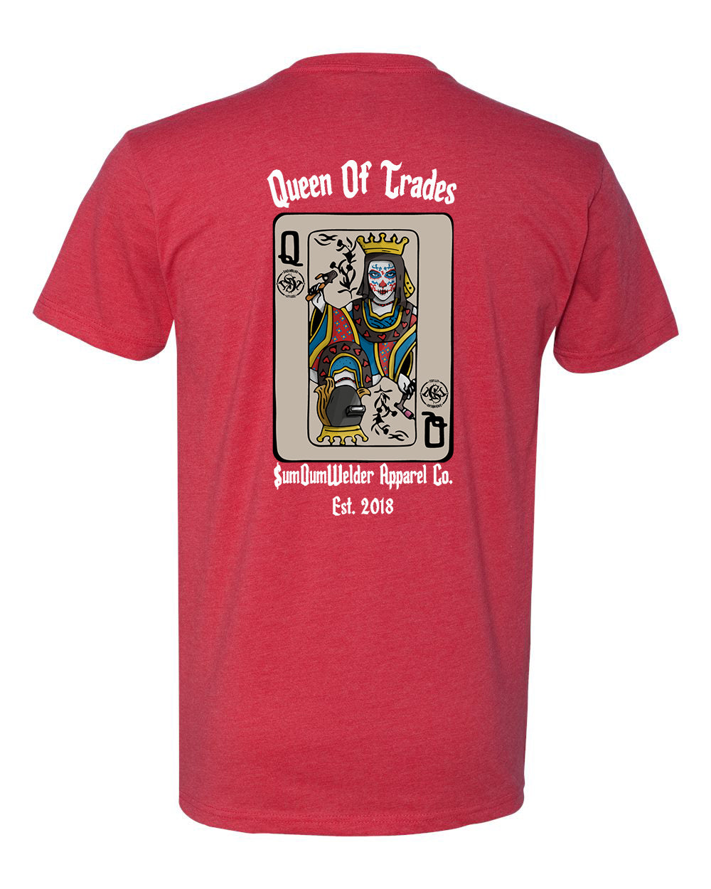 Queen of Trades - Devil's SDW - White Print